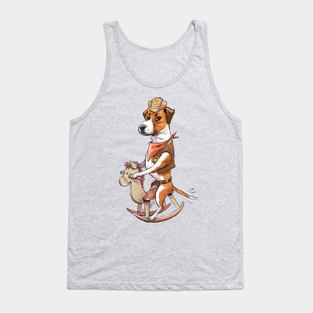 Cowboy Sam Tank Top by tommartinart